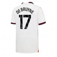 Billiga Manchester City Kevin De Bruyne #17 Borta fotbollskläder 2023-24 Kortärmad